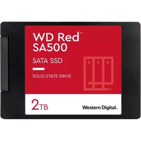 Western Digital SSD 2TB - WDS200T2R0A (Red, NAS, 3D, 7mm, SATA3)