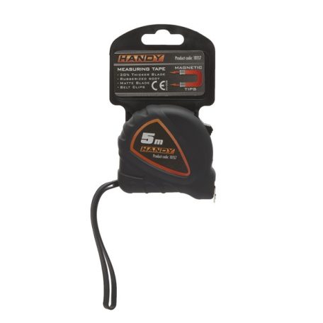 Handy Mérőszalag - 10157 (5m, övcsipesz, csuklópánt)