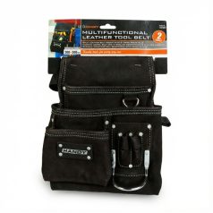   Handy bőr szerszámtartó táska - 10260A (derékövvel, Fekete)