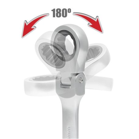 Handy Racsniskulcs készlet - 10870 (8 db-os, csuklós, 8-21mm)