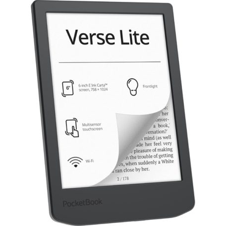 POCKETBOOK e-Reader - PB619 VERSE LITE Midnight (6" E-Ink Carta, Cpu:1GHz, 512MB, 8GB, 1000mAh, wifi, USB-C)