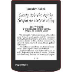   POCKETBOOK e-Reader - PB634 VERSE PRO Passion Red (6"E Ink Carta, Cpu: 1GHz,512MB,16GB,1500mAh, wifi,mSD, IPX8)