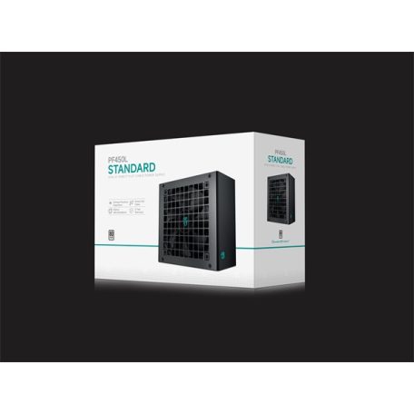 DeepCool Tápegység 450W - Gamerstorm PF450L (80 Plus, ATX2.31, Aktív PFC, 12cm )