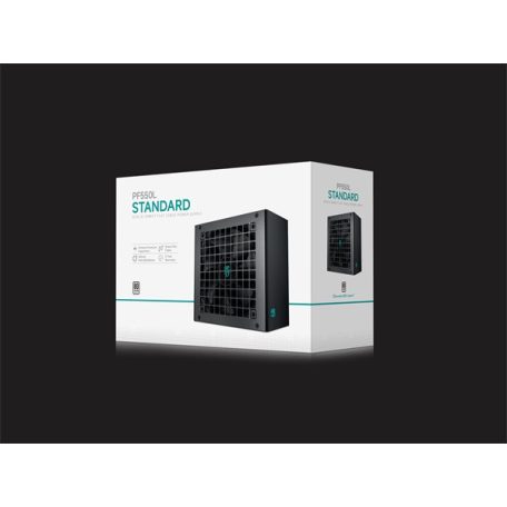 DeepCool Tápegység 550W - Gamerstorm PF550L (80 Plus, ATX2.31, Aktív PFC, 12cm )