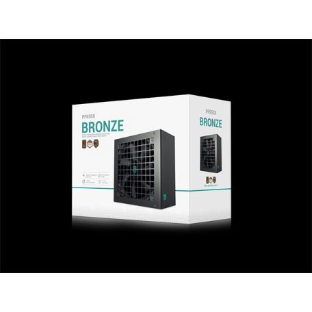 DeepCool Tápegység 650W - Gamerstorm PF650X (80 Plus Bronze, Aktív PFC, 12cm)