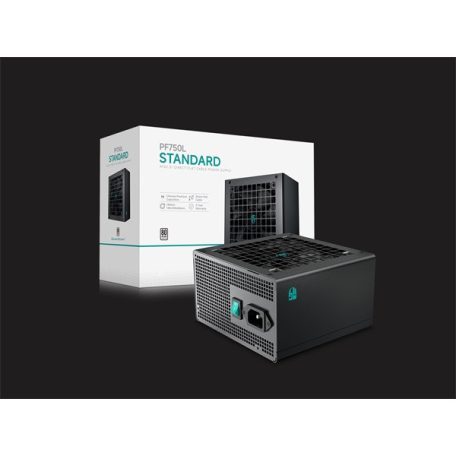 DeepCool Tápegység 750W - Gamerstorm PF750L (80 Plus, ATX2.31, Aktív PFC, 12cm )