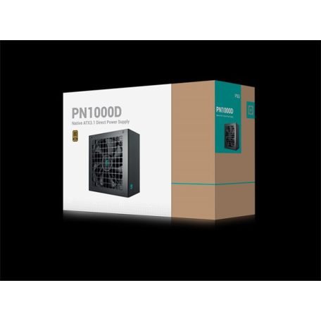 DeepCool Tápegység 1000W - PN1000-D (80 Plus Gold, ATX 3.1. Aktív PFC, )