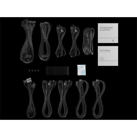 DeepCool Tápegység 850W - Gamerstorm PQ850G (80 Plus Gold, Moduláris, ATX 3.1, PCI-E 5.1, Aktív PFC, 12cm )