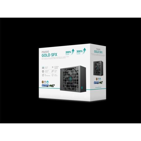 DeepCool Tápegység 650W - Gamerstorm PS650G (80 Plus Gold, SFX, ATX3.1, Aktív PFC, 12cm)