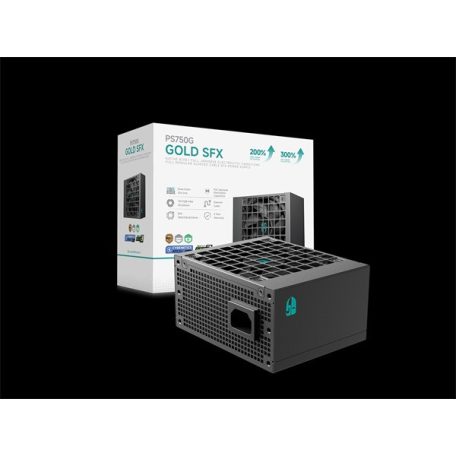 DeepCool Tápegység 750W - Gamerstorm PS750G (80 Plus Gold, SFX, ATX3.1, Aktív PFC, 12cm)