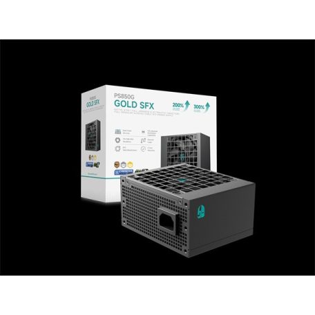 DeepCool Tápegység 850W - Gamerstorm PS850G (80 Plus Gold, SFX, ATX3.1, Aktív PFC, 12cm)