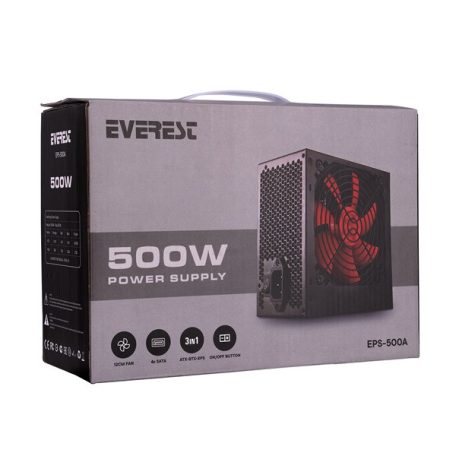 Everest Tápegység - 500W EPS-500A  (12cm ventilátor)
