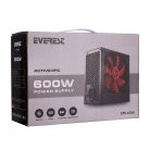 Everest Tápegység - 600W EPS-600A  (12cm ventilátor, Aktív PFC)