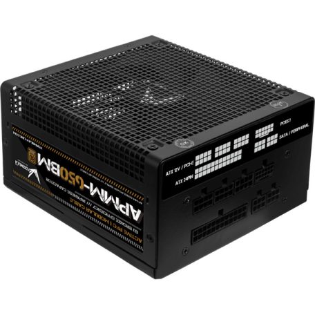 Formula Tápegység 650W - APMM-650BM (80 Plus Bronze, ATX3.1/PCIe 5.1, Aktív PFC, 14cm, Full Moduláris)
