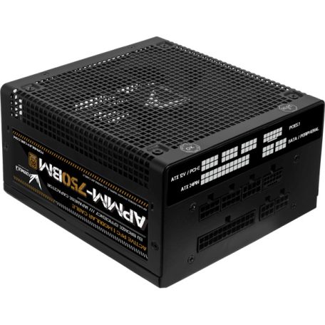 Formula Tápegység 750W - APMM-750BM (80 Plus Bronze, ATX3.1/PCIe 5.1, Aktív PFC, 14cm, Full Moduláris)