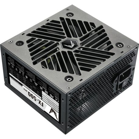 Formula Tápegység 500W - FX-500 (80% hatásfok, Aktív PFC, 12cm)