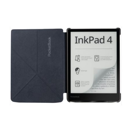 POCKETBOOK e-book tok -  PB743 INKPad4 (InkPad 4/InkPad Color 2, InkPad Color 3) ORIGAMI gyári Tok Fekete