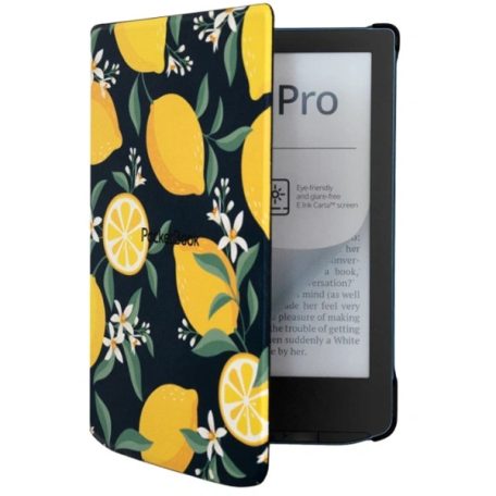 POCKETBOOK e-book tok -  PB629_634 Shell gyári Tok  lemons print