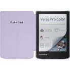 POCKETBOOK e-book tok -  PB619, PB629, PB634 Shell transparent strap gyári Tok lila