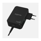 APPROX Telefontöltő - USB Type-C, 140W gyorstöltő + 1.8m kábel, Fekete