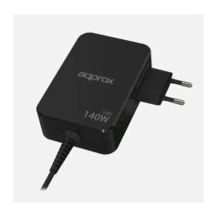   APPROX Telefontöltő - USB Type-C, 140W gyorstöltő + 1.8m kábel, Fekete