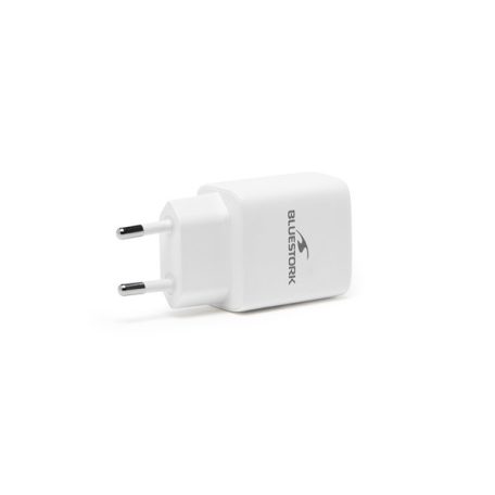Bluestork Hálózati töltő - PW-30-CA (USB-C, USB-A, 30W, fehér)