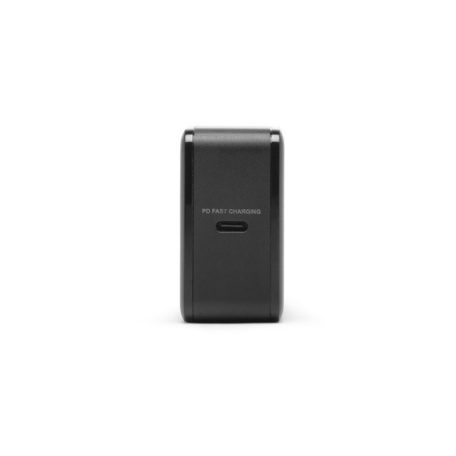 Bluestork Hálózati töltő - PW-BS-65-GAN-C (USB-C, 65W, 1,8m kábel, gyorstöltés, fekete)