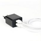 Delight Telefon töltő  - 2db USB, 5V/2,4A, Fekete