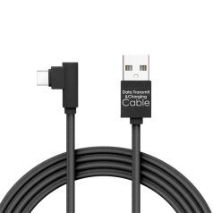   Delight kábel - USB-C töltőkábel (USB - USB Type-C apa be-/kimenet; 2m, fekete)