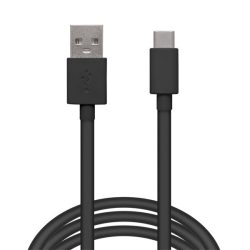 Delight kábel - USB-C töltőkábel (USB-C apa be-/kimenet; 1m, fekete)