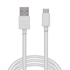   Delight kábel - USB-C töltőkábel (USB-C apa be-/kimenet; 2m, fehér)