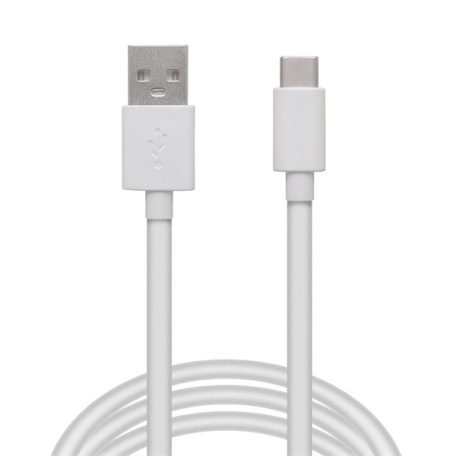 Delight kábel - USB-C töltőkábel (USB-C apa be-/kimenet; 2m, fehér)