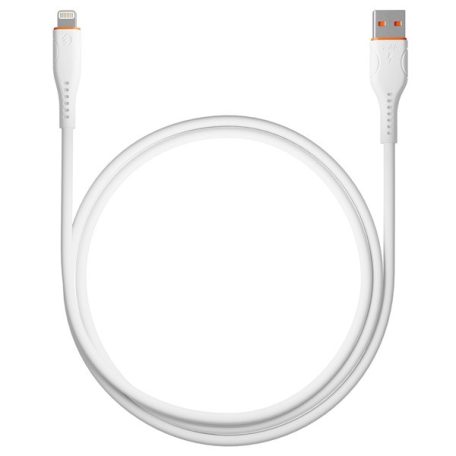 S-Link kábel - SL-X207E (2A, 12W, Gyorstöltés, Lightning, adat+töltőkábel, fehér, 1m)