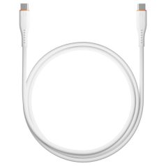   S-Link kábel - SW-C135 (3A, 60W, Gyorstöltés, Type-C to Type-C, adat+töltőkábel, 2m, fehér)