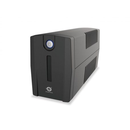Conceptronic Szünetmentes  1000VA - ZEUS07E (4x IEC C13, line-interaktív, RJ45 vonalvédelem, HID USB, fekete)