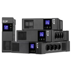   EATON szünetmentes 1600VA - ELP1600DIN (8 Schuko kimenet, line-interaktív, LCD, USB, szoftver, AVR, rack/torony)
