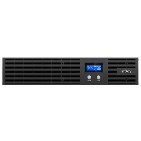 NJOY Szünetmentes 1500VA - Anser 1500 (8 IEC C13, line-interaktív, LCD kijelző, 2U rack) AKKU NÉLKÜL!
