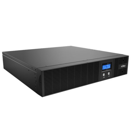 NJOY Szünetmentes 1500VA - Anser 1500 (8 IEC C13, line-interaktív, LCD kijelző, 2U rack) AKKU NÉLKÜL!