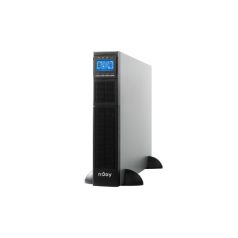   NJOY Szünetmentes 10000VA - Balder 10000 (On-line, RS232, USB, szoftver, LCD kijelző, 3U rack)