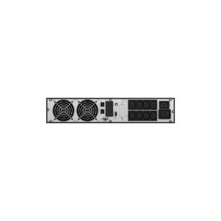 NJOY Szünetmentes 3000VA - Balder 3000 (On-line, RS232, USB, szoftver, LCD kijelző, 2U rack)