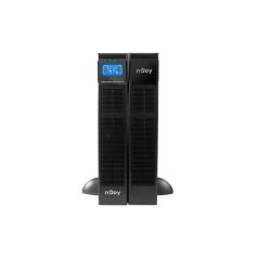   NJOY Szünetmentes 6000VA - Balder 6000 (On-line, RS232, USB, szoftver, LCD kijelző 2U rack) akkumulátor nélkül!