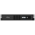 NJOY Szünetmentes 600VA - Code 600 (4 IEC C13, line-interaktív, USB menedzsment, szoftver, LCD kijelző, 2U rack)