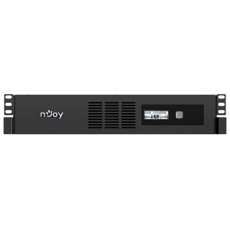 NJOY Szünetmentes 800VA - Code 600 (4 IEC C13, line-interaktív, USB menedzsment, szoftver, LCD kijelző, 2U rack)