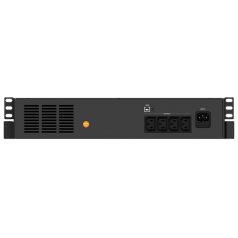   NJOY Szünetmentes 800VA - Code 600 (4 IEC C13, line-interaktív, USB menedzsment, szoftver, LCD kijelző, 2U rack)
