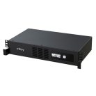 NJOY Szünetmentes 600VA - Code 600 (4 IEC C13, line-interaktív, USB menedzsment, szoftver, LCD kijelző, 2U rack)