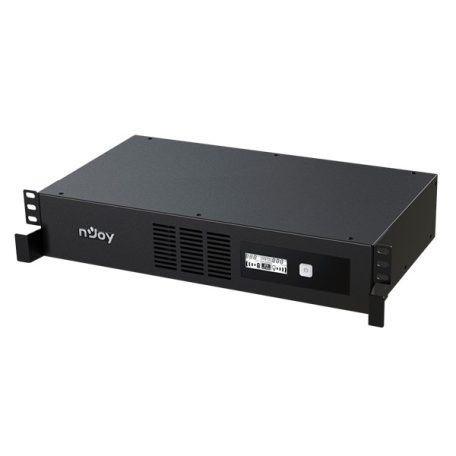 NJOY Szünetmentes 600VA - Code 600 (4 IEC C13, line-interaktív, USB menedzsment, szoftver, LCD kijelző, 2U rack)