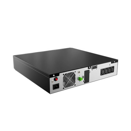NJOY Szünetmentes 1000VA - Runa 1000 (On-line, RS232, USB, szoftver, LCD kijelző, 2U rack)