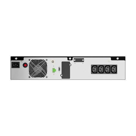 NJOY Szünetmentes 2000VA - Runa 2000 (On-line, RS232, USB, szoftver, LCD kijelző, 2U rack)
