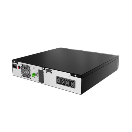 NJOY Szünetmentes 2000VA - Runa 2000 (On-line, RS232, USB, szoftver, LCD kijelző, 2U rack)