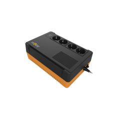   NJOY Szünetmentes  600VA - Soter 600 (4 Schuko kimenet, USB, AVR, line-interaktív, fekete)